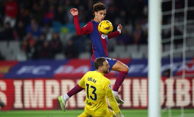 جواو فيليكس يقود برشلونة للفوز على فريقه السابق أتلتيكو مدريد 1-0 في الدوري الإسباني