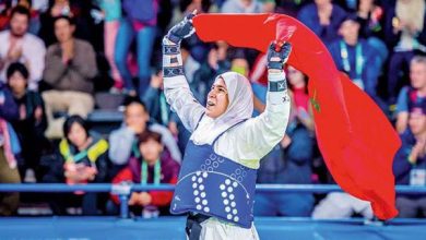 البطلة المغربية في التايكواندو فاطمة الزهراء أبو فارس تتأهل إلى أولمبياد باريس 2024