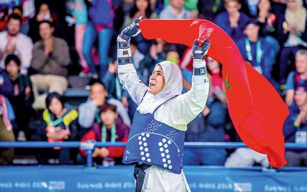 البطلة المغربية في التايكواندو فاطمة الزهراء أبو فارس تتأهل إلى أولمبياد باريس 2024
